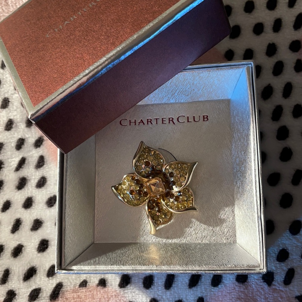Rhinestone pin